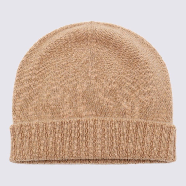 Beige Wool Hats