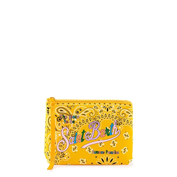 Aline Scuba Pochette With Bandanna Print