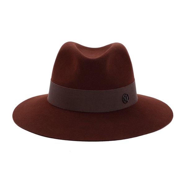 Henrietta Flat-brim Fedora Hat