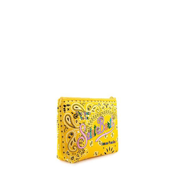 Aline Scuba Pochette With Bandanna Print