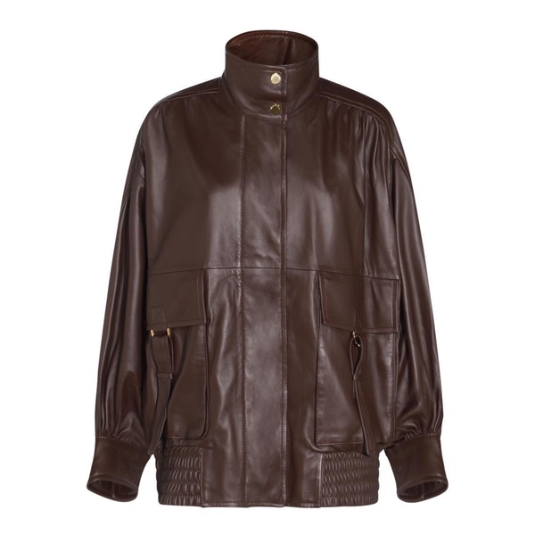 Zimmermann Illustration Leather Jacket