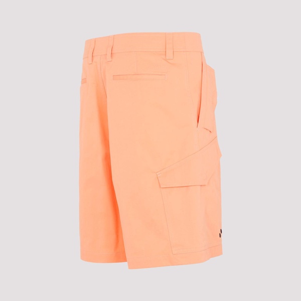 DIOR HOMME Designer Cotton Shorts in Yellow and Orange for Men