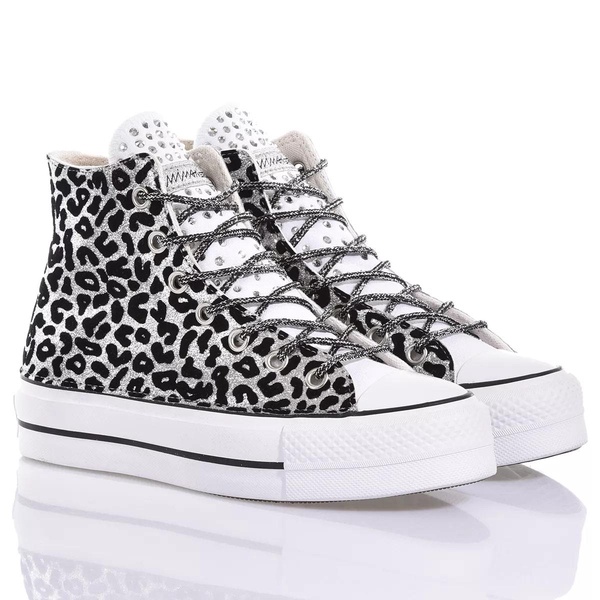 Converse Platform Leo Silver