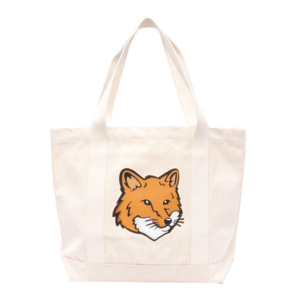 Fox Head Patch Tote Bag