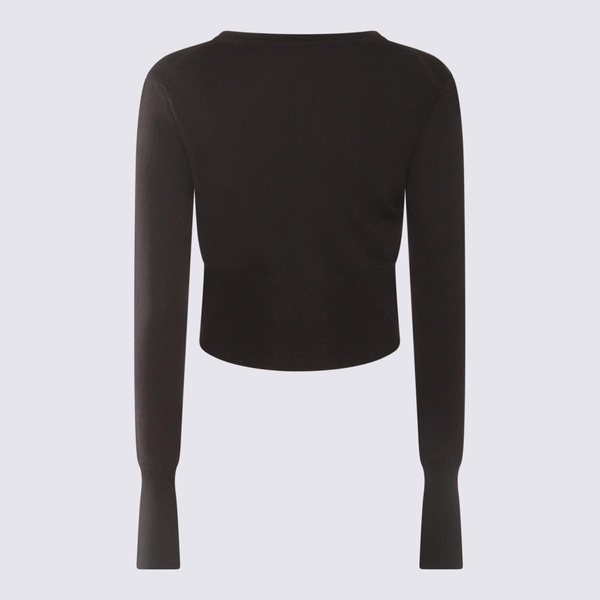 Black Wool Knitwear