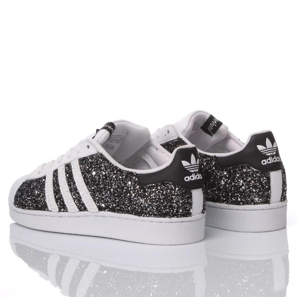 Adidas Superstar Glitter Black