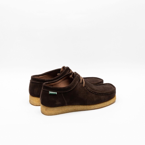 Brown Gum Suede Derby Shoe