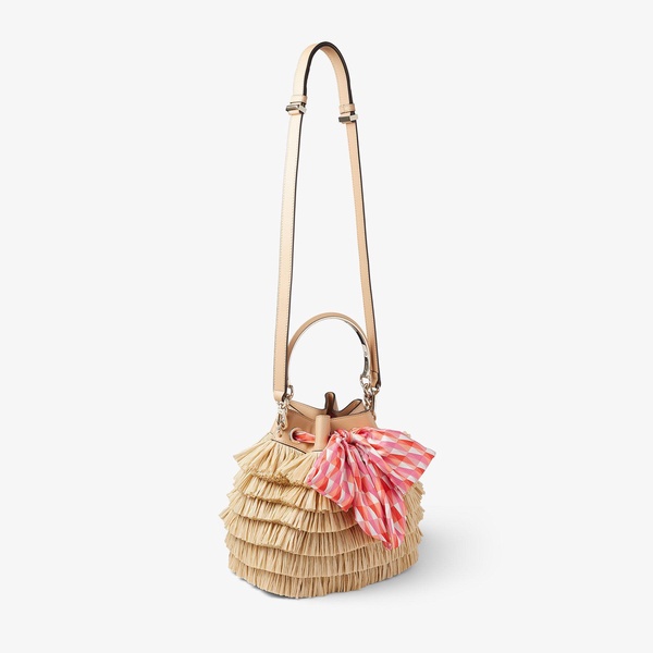 Bon Bon fringed bucket bag