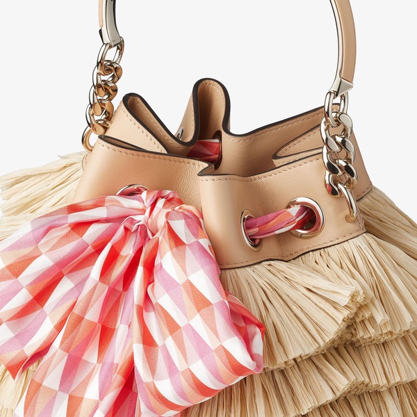 Bon Bon fringed bucket bag