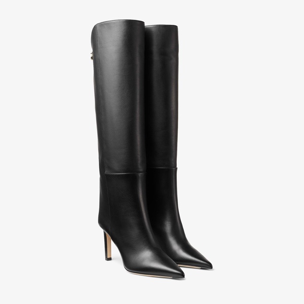 Alizze 85 Leather Knee-High Boots