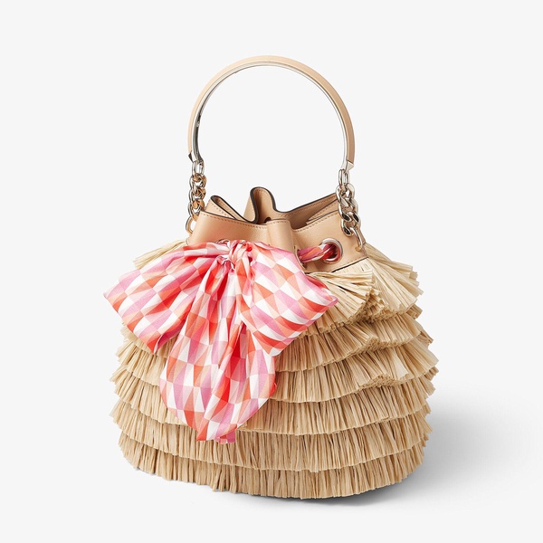 Bon Bon fringed bucket bag