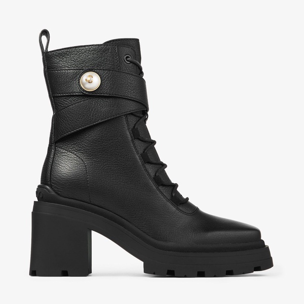 Noemi 80 Leather Biker Boots