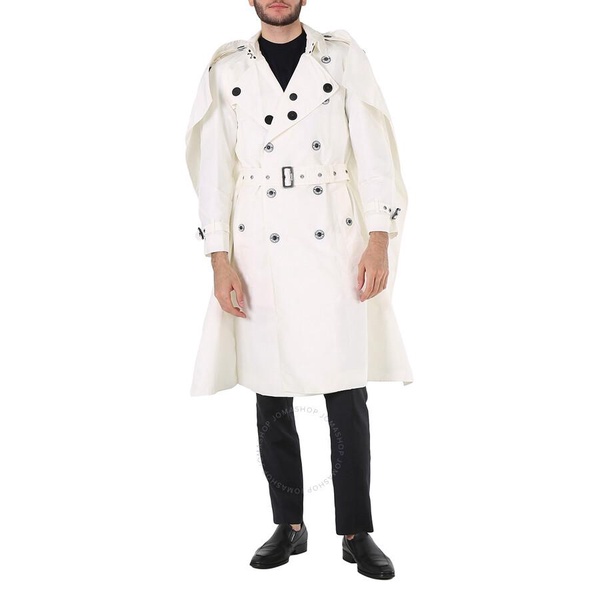 Burberry Technical Faille Reconstructed Double-breasted Cape Detail Trench Coat