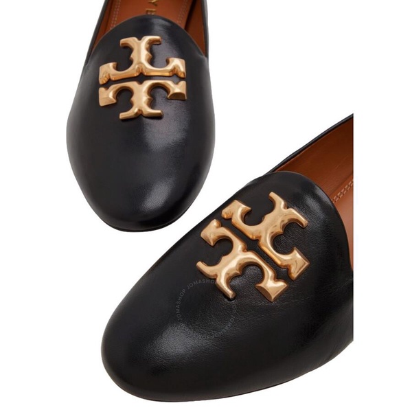 Tory Burch Black Eleanor Leather Loafers