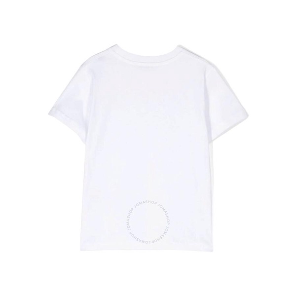 Moncler Kids Logo Patch Cotton T-Shirt