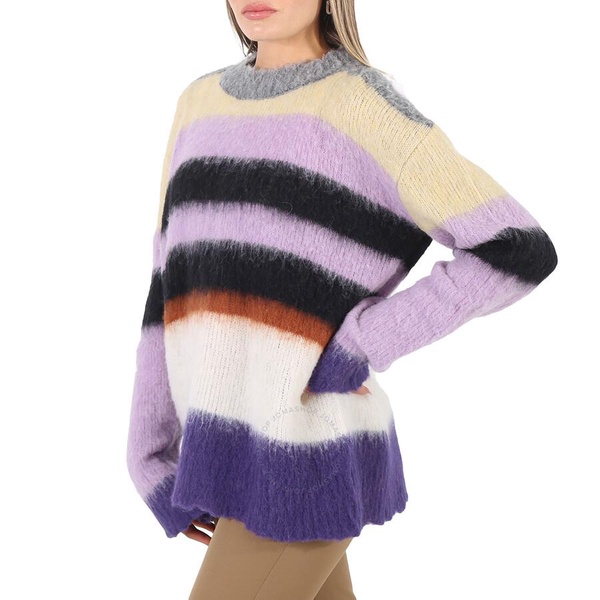 Marc Jacobs Ladies Horizontal-stripe Pattern Long-sleeve Jumper