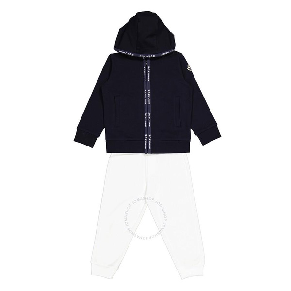 Moncler Boys Bicolor Cotton Fleece Tracksuit Set