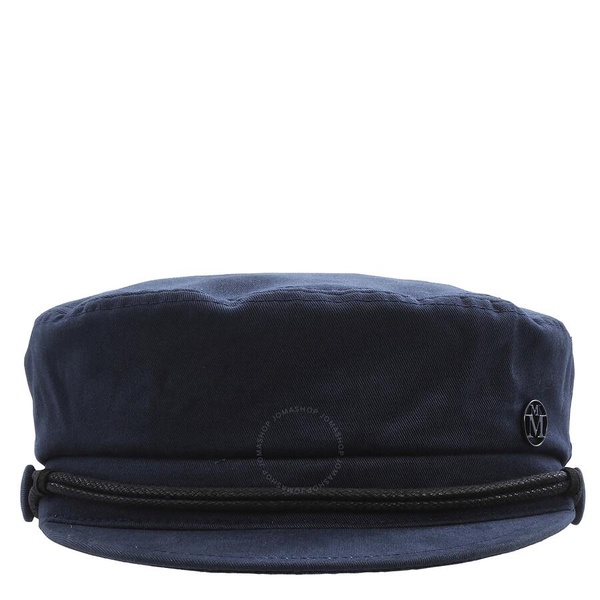 Maison Michel Navy New Abby Cotton Sailor Cap