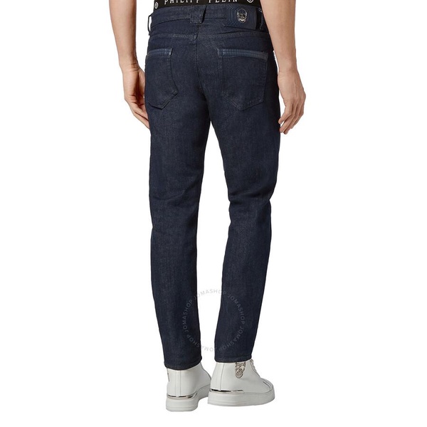 Philipp Plein Elaphe Luxury Super Straight Cut Denim Jeans