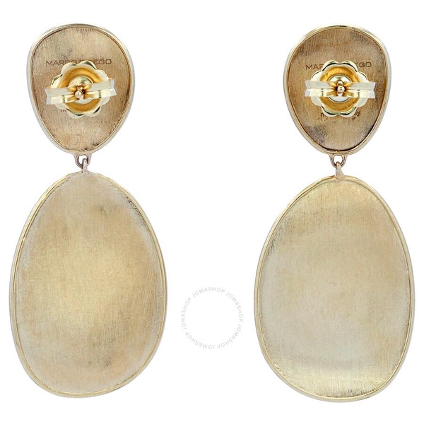 Marco Bicego Lunaria Collection 18K Yellow Gold Small Double Drop Earrings