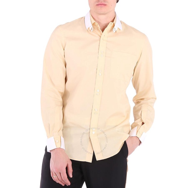 Burberry Contrast Double Collar Cotton Poplin Shirt