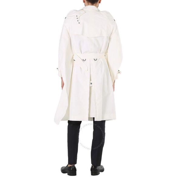 Burberry Technical Faille Reconstructed Double-breasted Cape Detail Trench Coat