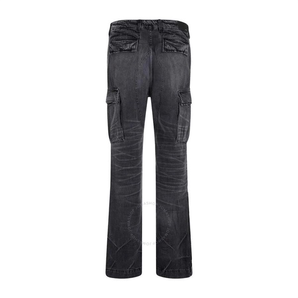 Amiri Storm Grey M65 Cargo Denim Jeans