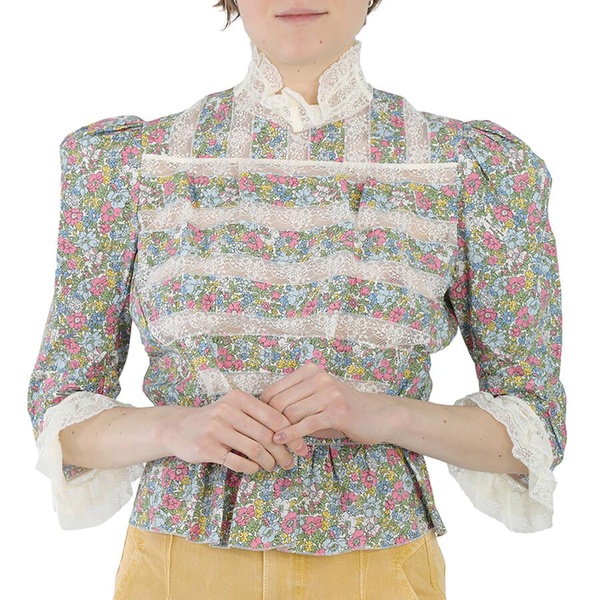 Marc Jacobs Multicolor Victorian Blouse