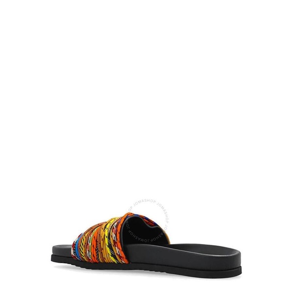 Burberry Melroy Cord Detail Slide Sandals