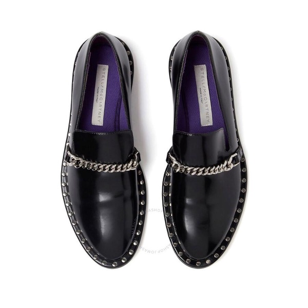 Stella McCartney Ladies Black Falabella Loafers