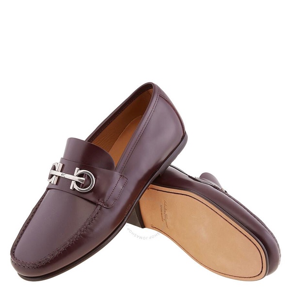 Salvatore Ferragamo Galileo Gancini Ornament Slip-On Loafers