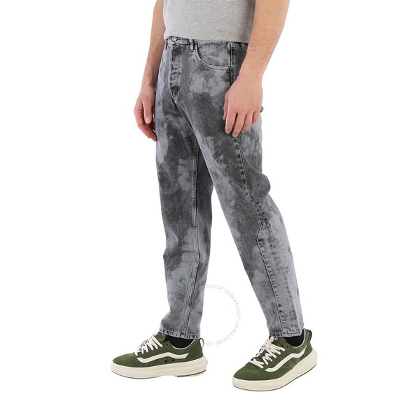 A Cold Wall Men's Grey Wash Fade Form Slim Jean