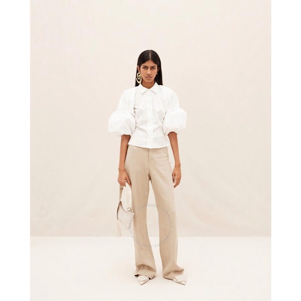 Jacquemus Ladies White La Chemise Maraca Shirt