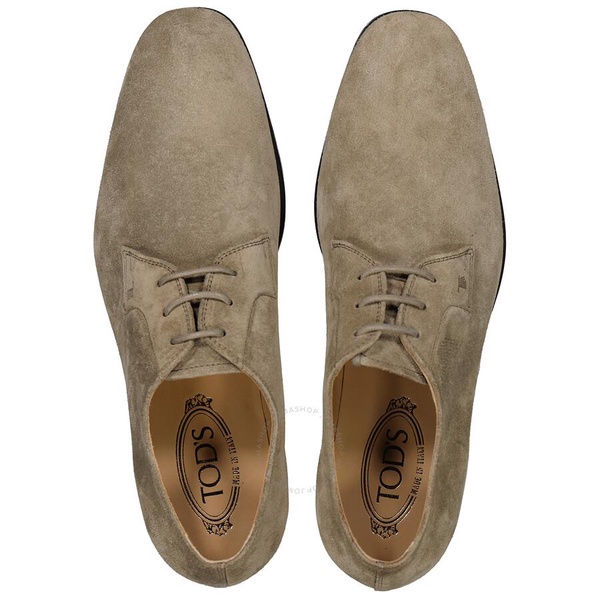 Tods Men's Uomo Gomma Leggera Suede Derby Shoes