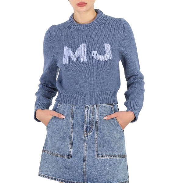 Marc Jacobs Blue Shadow Wool The Shunken Sweater