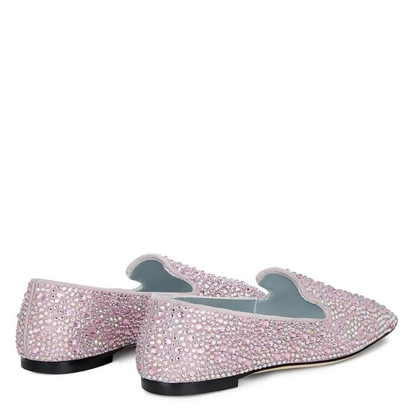 Giuseppe Zanotti Ladies Lumineux Crystal-embellished Loafers