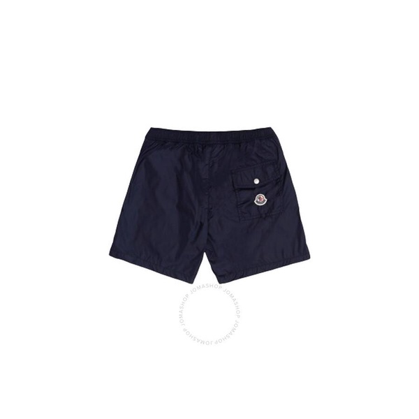 Moncler Kids Embroidered Logo Swimming Shorts