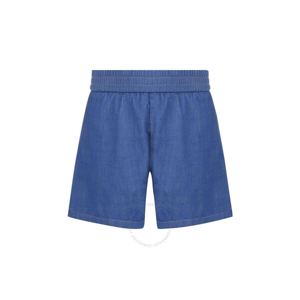 Moncler Kids Embroidered Logo Pocket Shorts