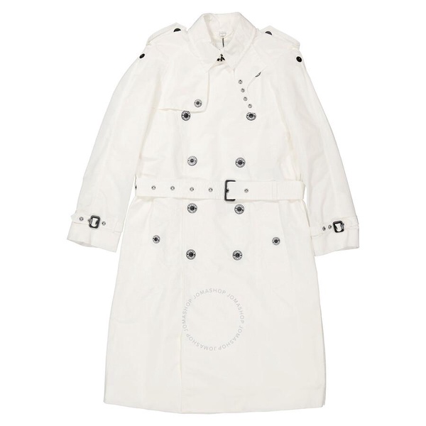 Burberry Technical Faille Reconstructed Double-breasted Cape Detail Trench Coat