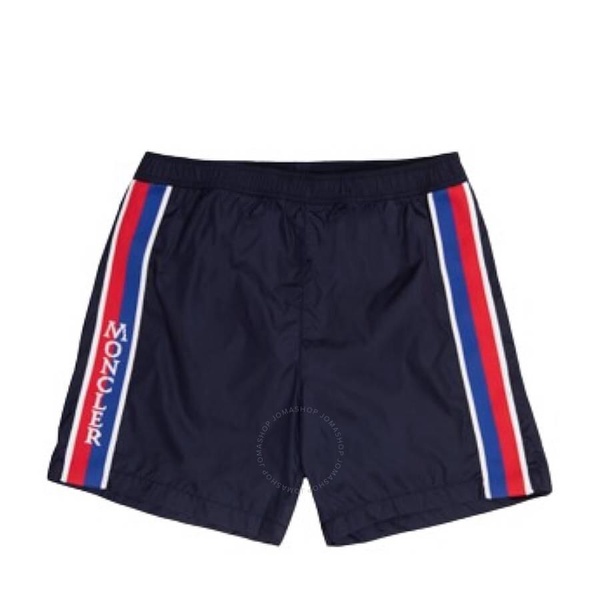 Moncler Kids Embroidered Logo Swimming Shorts