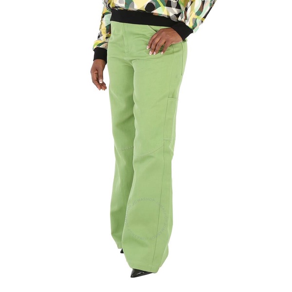 Petar Petrov Ladies Green Cotton Ramie Blend Genaro Trousers