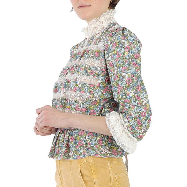 Marc Jacobs Multicolor Victorian Blouse