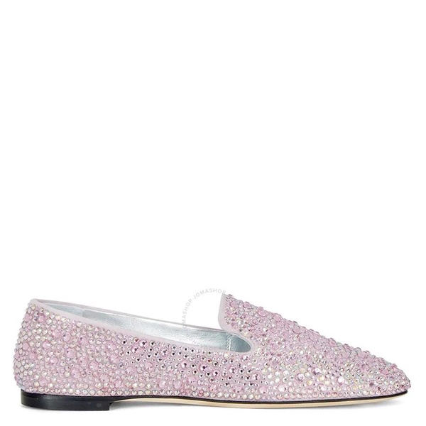 Giuseppe Zanotti Ladies Lumineux Crystal-embellished Loafers