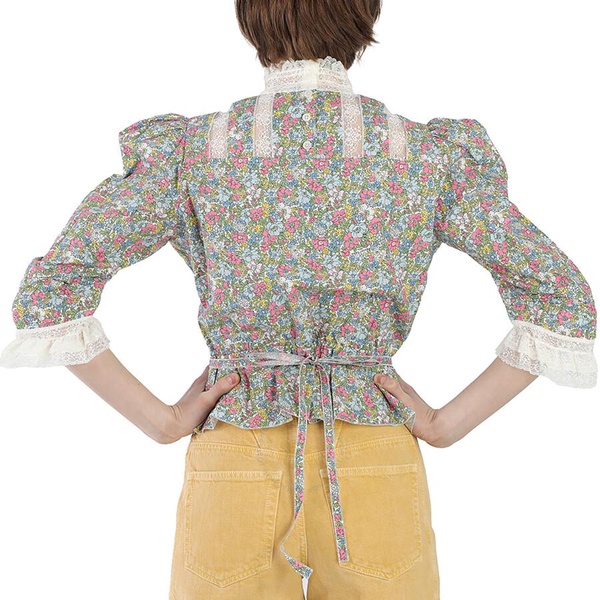 Marc Jacobs Multicolor Victorian Blouse