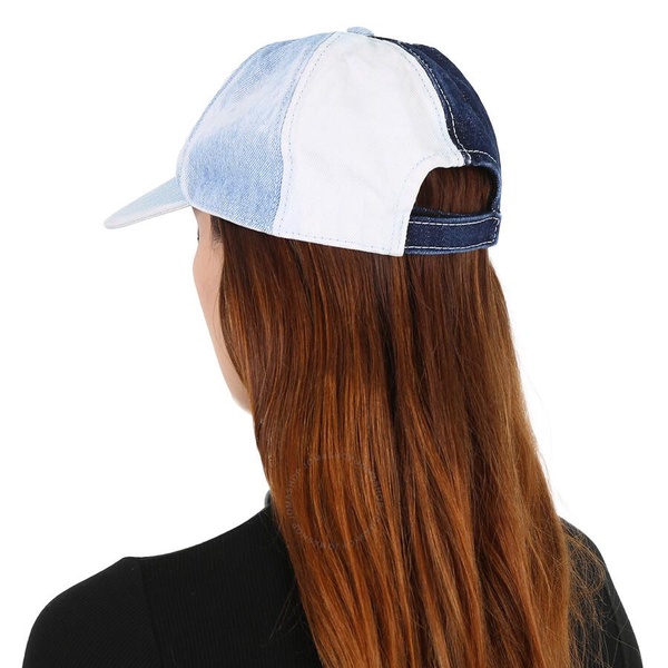 Maison Michel Multicolor Tiger Cotton Denim Baseball Cap