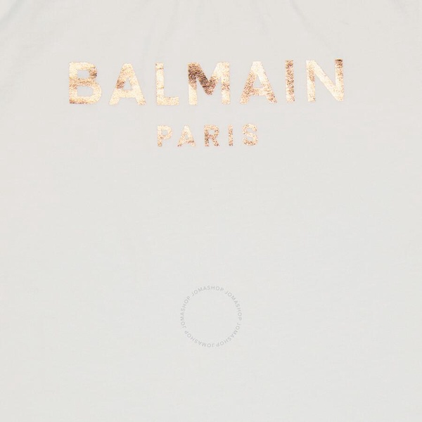 Balmain Kids Logo Print Jersey T-Shirt