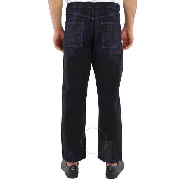 A Cold Wall Men's Black Corrosion Straight-Leg Jeans