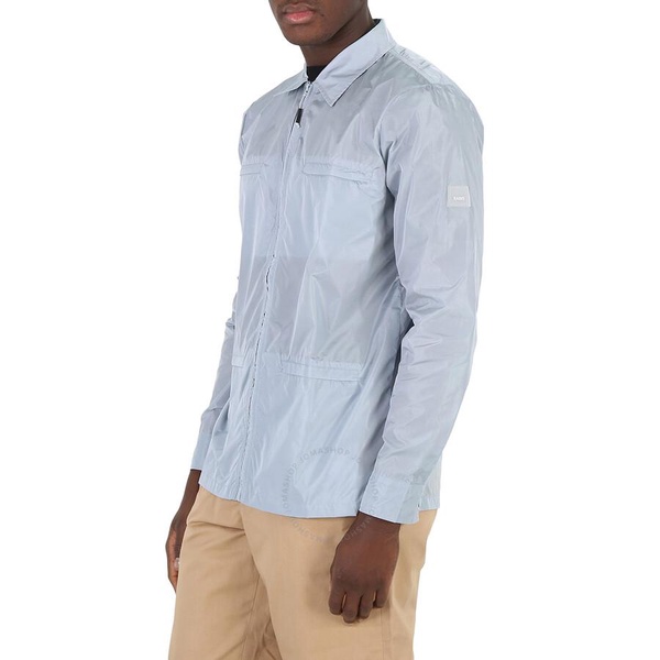 Rains Men's Sky Nylon Zip-Up Overshirt