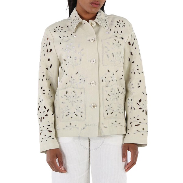 Chloe Ladies Embroidered Overshirt Jacket