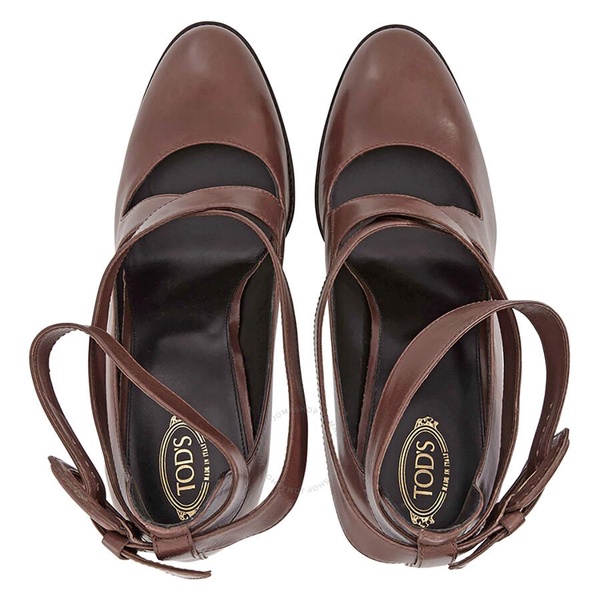 Tods Womens Shoes in Medium Brown